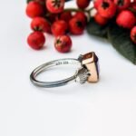 925 Sterling Silver Shell Ring, Elegant Purple Amethyst Women Ring, Handmade Jewelry, Birthstone Ring, Gemstone Promise Ring, Gift For Her - Image 6