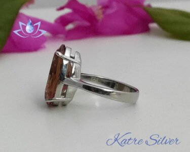 Rare Sultanite Ring 925 Sterling Silver – Natural Diaspore Color Change Gemstone Handmade Statement Ring Gift for Her - Image 7