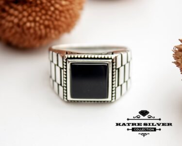 Mens Statement Ring – Bold 925 Sterling Silver Celtic Handmade Massive Ring Gift for Him - Image 3