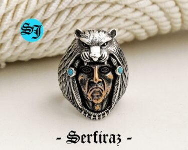 Native American Head Ring, Native American, Native American Ring, Native Indian, American Indian, Vintage, Ring, American - Image 5