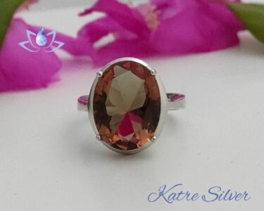 Elegant Sultanite Ring 925 Sterling Silver – Color Change Diaspore Statement Designer Ring Handmade Gift for Her - Image 4