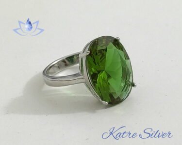 Rare Sultanite Ring 925 Sterling Silver – Natural Diaspore Color Change Gemstone Handmade Statement Ring Gift for Her - Image 3