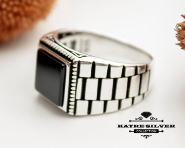 Mens Statement Ring – Bold 925 Sterling Silver Celtic Handmade Massive Ring Gift for Him - Image 4