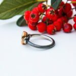 Womens Blue Opal Ring, Sterling Silver 925 Blue Opal Ring, Blue Opal Ring, Birthstone Ring, Opal Ring for Her, Opal Promise Ring - Image 6