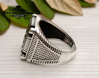 Statement Ring Unique Mens Ring Celtic Handcrafted Silver Rings Massive Ring Unique Mens Ring Black Silver Ring Turkish Summer Jewelry, Ring - Image 5