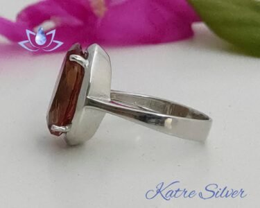 Elegant Sultanite Ring 925 Sterling Silver – Color Change Diaspore Statement Designer Ring Handmade Gift for Her - Image 7