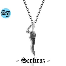 Dagger Charm, Sword Necklace, Knife Necklace, Warrior Necklace, Medieval Jewellery, Men's Necklace, Father Gift, Birthday Gift