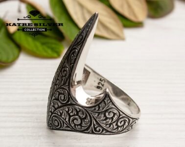 Eagle Claw Ring, Eagle Men Ring, Silver Eagle Ring, Eagle Jewelry, Gothic Ring, Animal Ring, Men Silver Ring, Gift for Women Men - Image 5