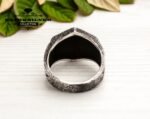 Coat of Arms Ring Mens Handmade Ring Turkish Mens Ring Heraldic Jewelry Men Ring Gift for Him Sterling Silver Ring Mens Jewelry - Image 7
