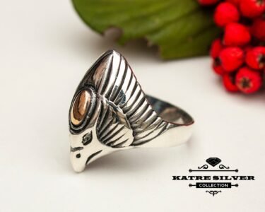 Eagle Statement Ring, Man Ring, Handmade Ring, Ring Silver, Ring for Men, Silver Ring Man, Animal Ring, Vintage Mens Ring, American Eagle - Image 4