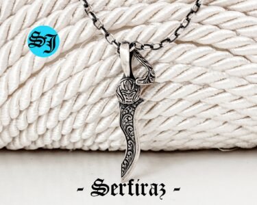 Dagger Charm, Sword Necklace, Knife Necklace, Warrior Necklace, Medieval Jewellery, Men's Necklace, Father Gift, Birthday Gift - Image 8