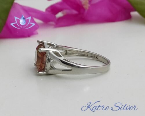 Sultanite Ring | Anniversary Ring | Sultanite | Diaspore Stone | Sultanite Jewelry | Silver | Gift for Her | Gift Idea - Image 7