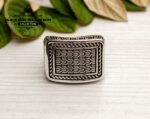 Mens Handmade Ring, Turkish Mens Ring, Solid Rings for Men, Men Ring, Gift for Him, Sterling Silver Ring, Mens Jewelry, Solid Silver Ring - Image 3