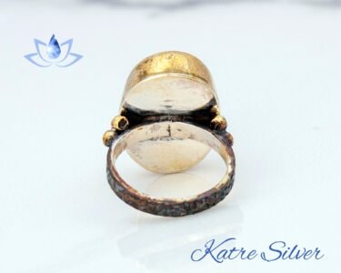 Rutilated Quartz Ring, Oval Gemstone, Handmade Silver Ring, Women's Rings, Statement Ring, Natural Ring, Daily Use Ring, Anniversary Ring - Image 6