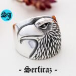 Eagle Ring, Silver Eagle Ring, Silver Ring, Eagle, Mens Ring, Eagle Jewelry, Sterling Silver, Animal Ring, Bird Ring, Sterling Silver Ring