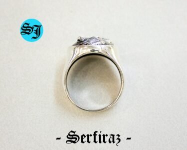 Black Panther Tiger Cat Animal Signet Silver Men'S Ring, Animal Ring, Handmade Ring, Gift For Him - Image 9