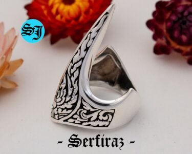 Sterling Silver Eagle Claw Ring, Dragon Claw Ring, Gothic Ring, Animal Ring, Dragon Ring, Silver Claw Ring, Man Ring - Image 6