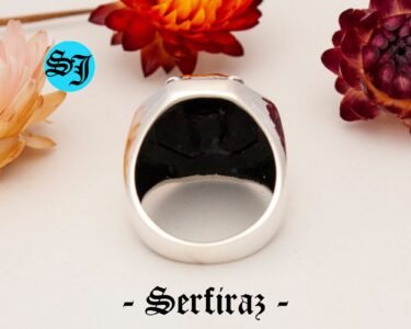 Lion Signet Ring, Lion Ring, Signet Ring, Lion Head Ring, Silver Lion Ring, Lion Jewelry, Animal Ring, Mens Signet Ring - Image 7