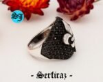 Fleur De Lis Ring, Sterling Silver, Ring, Statement Ring, French Ring, Sterling Silver Ring, Gothic Ring, Gift For Him - Image 6