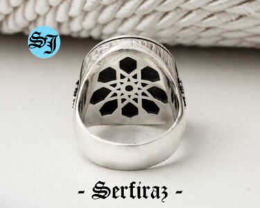 Compass Ring, Antique Silver, Mens Compass Ring, Ancient Silver Ring, Traveler's Ring, Graduation Ring, Ship Rudder Ring, Handmade Jewelry - Image 8