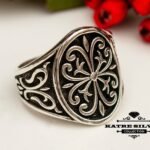 Mens Handmade Ring, Turkish Handmade Silver Men Ring, Ottoman Mens Ring, Solid Silver Men Ring, Gift for Him, 925k Sterling Silver Ring