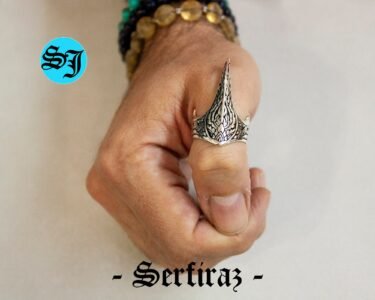 Sterling Silver Eagle Claw Ring, Dragon Claw Ring, Gothic Ring, Animal Ring, Dragon Ring, Silver Claw Ring, Man Ring - Image 2