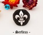 Fleur De Lis Ring, Sterling Silver, Ring, Statement Ring, French Ring, Sterling Silver Ring, Gothic Ring, Gift For Him - Image 3