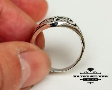 Mens Handmade Ring, Turkish Handmade Silver Men Ring, Ottoman Mens Ring, Solid Silver Men Ring, Gift for Him, 925k Sterling Silver Ring - Image 10