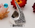 Sterling Silver Eagle Claw Ring, Dragon Claw Ring, Gothic Ring, Animal Ring, Dragon Ring, Silver Claw Ring, Man Ring - Image 7