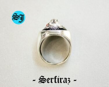 Lion Signet Ring, Lion Ring, Signet Ring, Lion Head Ring, Silver Lion Ring, Lion Jewelry, Animal Ring, Mens Signet Ring - Image 8