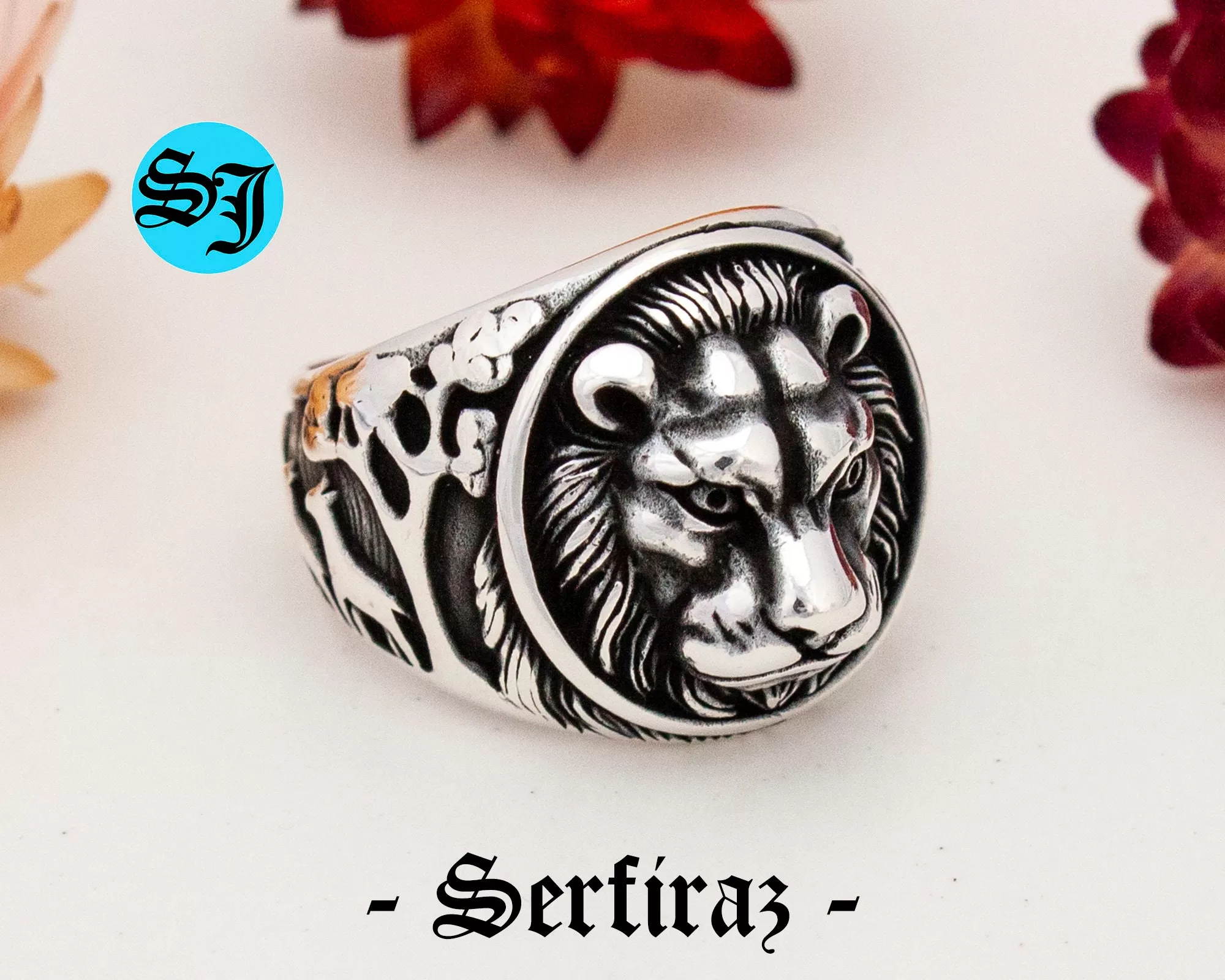ee6c3b2c-70dc-5641-a71a-2aa108984019.jpg Lion Ring, Lion Head Ring, Animal Ring, Silver Lion Ring, Lion Jewelry, Mens Lion Ring, Sterling Silver Ring, Gift For Him
