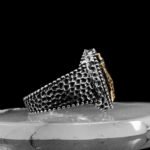 925 Sterling Silver Fleur de Lis Swords and Shield Rings for Men, Viking Ring, Unique Silver Ring, Vintage Jewelry, Gift for Him - Image 6