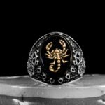 Gemstone Ring For Men | Scorpio Jewelry | Promise Ring | Sterling Silver Ring | Handmade Silver Ring | Genuine Black Onyx Ring - Image 3