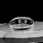 Vintage Ring, Agate Men Ring, Handmade Men Ring, Men Silver Ring, Gemstone Ring, Square Signet Ring, Men Statement Ring, Unique Mens Ring - Image 7