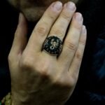 Gemstone Ring For Men | Scorpio Jewelry | Promise Ring | Sterling Silver Ring | Handmade Silver Ring | Genuine Black Onyx Ring - Image 2