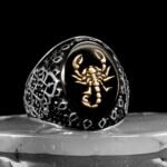 Gemstone Ring For Men | Scorpio Jewelry | Promise Ring | Sterling Silver Ring | Handmade Silver Ring | Genuine Black Onyx Ring