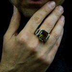 Color Changing Stone in Sultanite Ring, Emerald Cut Stone, Handmade Zultanite Men Ring, 925 Solid Sterling Silver, Ottoman Ring-Gift For Men - Image 2