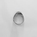 Green Emerald Gemstone Ring, Handmade Silver Ring, Statement Ring, Minimalist Silver Ring, Unique Ring, Mens 925 Sterling Silver Ring - Image 8