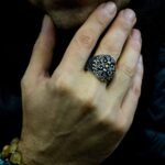 925 Sterling Silver Vintage Ottoman Men Ring, Turkish Ring, Vintage Jewelry, Men's Fashion Ring, Antique Silver Ring, Gift for Him - Image 2
