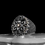 925 Sterling Silver Vintage Ottoman Men Ring, Turkish Ring, Vintage Jewelry, Men's Fashion Ring, Antique Silver Ring, Gift for Him - Image 5