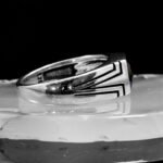 Red Ruby Ring, Men Silver Ring, Handmade Men Ring, Knight Ring, Vintage Men Ring, Statement Ring, Hand Made Square Signet Ring, Gift For Men - Image 5