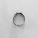 Vintage Ring, Agate Men Ring, Handmade Men Ring, Men Silver Ring, Gemstone Ring, Square Signet Ring, Men Statement Ring, Unique Mens Ring - Image 8