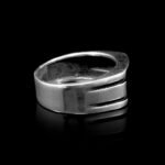 925 Sterling Silver Ring with Solitaire Black Onyx Stone, Vintage Jewelry, Men's Fashion Ring, Engagement Ring, Wedding Gift - Image 6