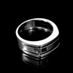 925 Sterling Silver Ring with Solitaire Black Onyx Stone, Vintage Jewelry, Men's Fashion Ring, Engagement Ring, Wedding Gift - Image 2