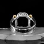 Color Changing Stone in Sultanite Ring, Emerald Cut Stone, Handmade Zultanite Men Ring, 925 Solid Sterling Silver, Ottoman Ring-Gift For Men - Image 8