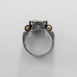 Sterling Silver Ruby Ring, Ruby Red Gemstone Ottoman Men’s Ring, Unique Men’s Ring, Engraved 925K Silver Ring, Hand Made Ring, Gift for Him - Image 9