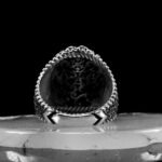 925 Sterling Silver Vintage Ottoman Men Ring, Turkish Ring, Vintage Jewelry, Men's Fashion Ring, Antique Silver Ring, Gift for Him - Image 8