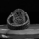 Mens Handmade Ring | Blue Zircon Stone Ring | Gift For Her | Zircon Men Ring | Turkish Silver Ring | Gift For Him | Blue Stone Mens Ring - Image 8