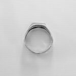 Agate Men Ring, Sterling Silver Ring, Rings For Men, Square Signet Ring, Men Pinky Ring, Gemstone Ring, Unique Mens Ring, Gift For Him - Image 8