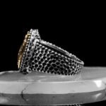 925 Sterling Silver Fleur de Lis Swords and Shield Rings for Men, Viking Ring, Unique Silver Ring, Vintage Jewelry, Gift for Him - Image 7